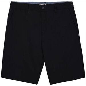O'Neill Hyperdry Lightweight Reserve Solid Hybrid Shorts, Charcoal Gray Heather
